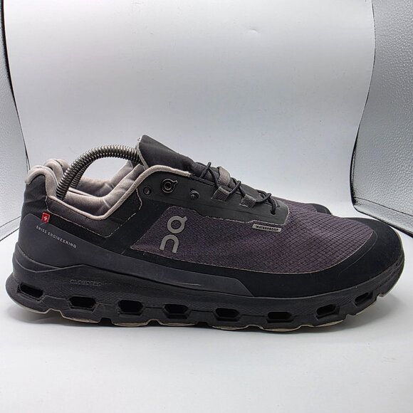 On Cloudvista Mens Size 10 Black Waterproof Shoes Athletic Outdoors Casual